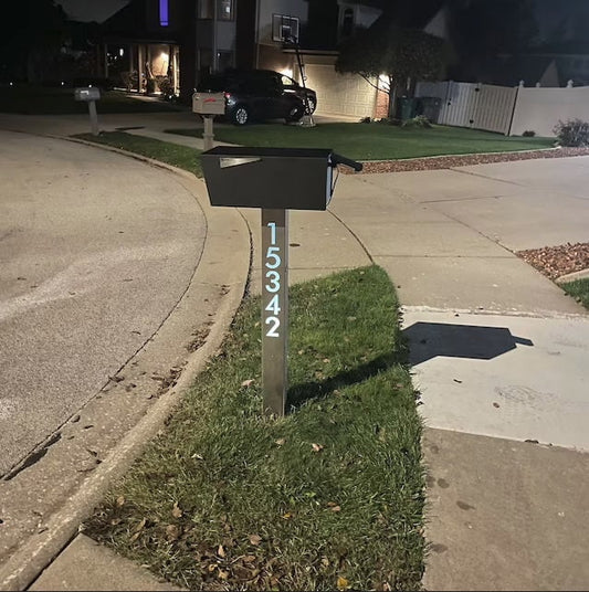 Led Sign Post Address signs – William Ross Creations